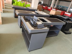 Smart Motorized Checkout <b>Counter</b> with Built-in Front Racks | One-Stop Grocery Retail Equipment for Modern Stores - Product Image 6