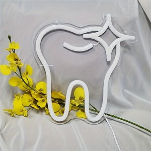 Enseigne Lumineuse Néon « Dent » pour Cabinet <span class=keywords><strong>Dentaire</strong></span>, <span class=keywords><strong>D</strong></span>écoration Murale Sourire, Accessoires de Dentiste, Ballons et Lumières - Product Image 5