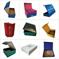 Boîte cadeau de luxe en carton rigide mat vert avec logo personnalisé, fermeture magnétique pliable, emballage haut de gamme pour usine