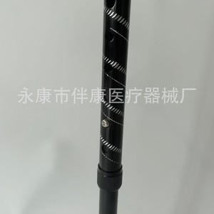 Four Legged Walking Stick Aluminum Alloy Black Led <b>Lights</b> For Elderly Support - Product Image 4