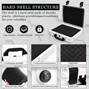Échantillon gratuit Étui de transport étanche en EVA pour drone Dji Mini 4 Pro avec insert en mousse Étui rigide antichoc personnalisé à fermeture éclair Voyage - Product Image 3
