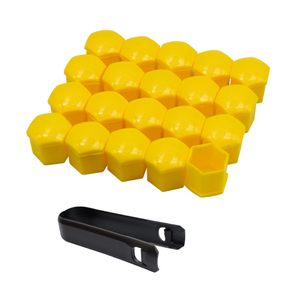 Couvercle de protection contre la poussière des écrous, 10 pièces, 17 / 19mm 21mm, roue à vis universelle de pneu de voiture décorative en plastique - Product Image 3