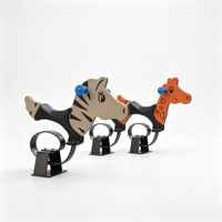 Structure d'escalade extérieure pour parc, petit modèle, jeu sportif ludique pour enfants, style animaux (cheval, bœuf, tigre, chien) personnalisable