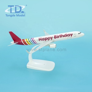 โมเดลเครื่องบินพลาสติก ABS ขนาด1/200 22ซม. พร้อมสุขสันต์วันเกิด A321NEO สั่งได้ - Product Image 2