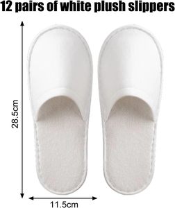 Hotel <b>Slippers</b> White Cloth <b>Slippers</b>, Spa <b>Slippers</b>, Bath <b>Slippers</b>, Disposable <b>Slippers</b>, Guest <b>Slippers</b> Set Unisex - Product Image 2