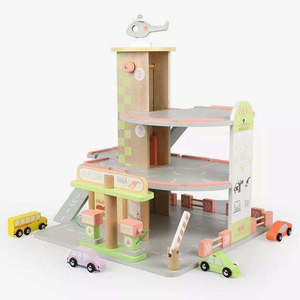 Jouets préscolaires en <span class=keywords><strong>bois</strong></span> Parking <span class=keywords><strong>Garage</strong></span> <span class=keywords><strong>voiture</strong></span> Parking <span class=keywords><strong>jouet</strong></span> <span class=keywords><strong>jouet</strong></span> éducatif pour les enfants - Product Image 2