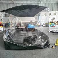 Tente transparente à grandes bulles tente de voiture gonflable tente de couverture de voiture gonflable sac de Protection contre les inondations de voiture à vendre