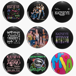 Pin Redondo de Alta Calidad de KPOP KATSEYE, Broche de Hojalata, <span class=keywords><strong>DANIELA</strong></span> LARA MANON MEGAN SOPHIA YOONCHAE, Regalo para Fans de Ropa y Bolsos - Product Image 1