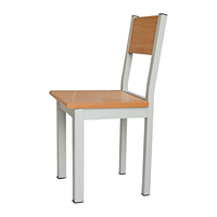 Bibliothèque scolaire bon marché, acier, bois, table de lecture simple, facile à assembler, ensemble de chaises de bureau pour l'école et la bibliothèque