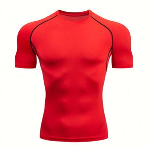 Design Best Sell Comfortable Fabric Fashionable Design <b>Shirt</b> Breathable Sport Clothes with Customization logo Gym Men'T-<b>shirt</b> - Product Image 5