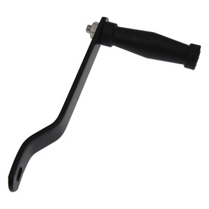 Manivela de cabrestante de metal negro de operación manual, diseño estándar para uso en remolques, embarcaciones y vehículos marinos - Product Image 4