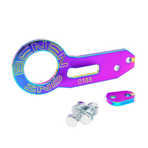 Voorbumper Sleephaak Universele Auto-Accessoires Aluminium Sleepwagen Voor Truck J Haken Race Auto Achterste Sleephaak