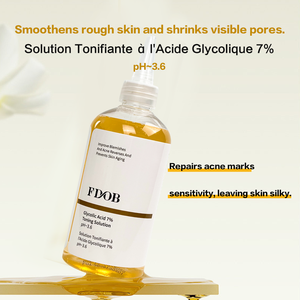 Tónico Facial <span class=keywords><strong>con</strong></span> Ácido Glicólico al 7% OEM/Venta Caliente, 240 ml, Hidratante Facial, Esencia para el Acné, Cierre de Poros, Agua Esencial - Product Image 5