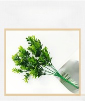 WY101202 Feuillage artificiel, buissons de feuilles vertes, fausses feuilles d'eucalyptus pour mur floral de mariage, décoration de jardin et de maison, verdure artificielle
