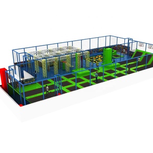 Équipement de parc d'attractions intérieur multifonctionnel sur mesure, grand parc de trampolines intérieur commercial pour enfants - Product Image 3