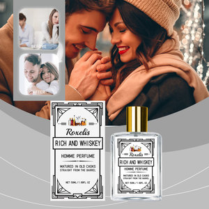 Parfum pour homme en gros, longue tenue, boisé, parfum de whisky, spray, fragrance envoûtante, neutraliseur d'odeurs, soin du visage, 50ml - Product Image 2