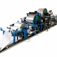 Machine à fabriquer du papier anti-contrefaçon de 1092 mm, ligne de production spéciale de papier de sécurité