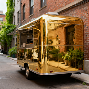 Concession de remorque de vendeur de festival camions de nourriture à vendre remorque personnalisée - Product Image 2