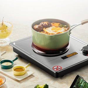 صحن ساخن محمول عالي الطاقة عالي الطاقة للطبخ الداخلي القلي سهل الاستخدام من المعدن - Product Image 5