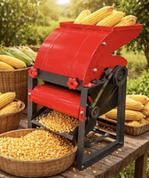 Vente directe usine – Décortiqueuse de maïs à moteur diesel/essence, batteuse mini haute vitesse, équipement agricole