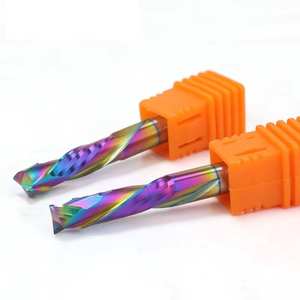 Verbundwerkstoff-Schneidfräser CNC-Kompressionsfräser Hartmetall-Schneidwerkzeuge Holzbearbeitung Auf- und Abwärts-Spiralfräser mit 2 Schneidkanten - Product Image 1