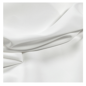 Tela de Sarga de Poliéster 100% Tejida, Color Blanco Mate, 80d*80d, SPH Broken Twill, PFP SPH Poka, para Vestidos - Product Image 2