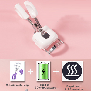 USB Rechargeable <b>Heated</b> Eyelash <b>Curlers</b> Rapid Heat-up Temperature Control Safe Design Elevating <b>Lashes</b> GZ RTS Bulk Mixed Order - Product Image 3