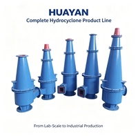 Déshydrateur hydrocyclone en polyuréthane résistant à l'usure Huayan 30 kg, séparateur minier contrôlé par PLC, garantie 1 an, Shandong