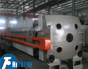 Stahlwerk Abwasser behandlung Gusseisen Filter presse, Hoch temperatur beständiger Platten filter