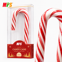 Wholesale Red & White Giant Holiday Candy Canes Mix Colors and Fruit Flavors Christmas Big Candy Cane