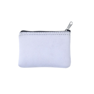 Sublimation vierge impression néoprène porte-clés porte-monnaie sac fermeture à glissière bricolage Photo impression masque facial pochette sac personnage pour les filles - Product Image 1