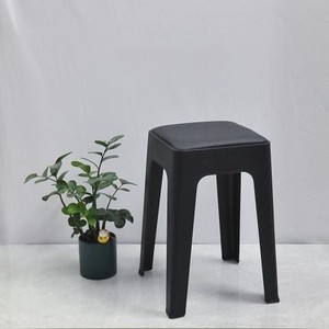 TM10 Urban Versatility | Durable Stackable Square <b>Stool</b> for Multi-Purpose Seating - Product Image 2