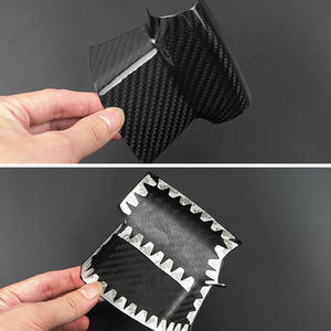 Pour <span class=keywords><strong>Fiat</strong></span> <span class=keywords><strong>500</strong></span> Abarth voiture volant menton avant et arrière cadre véritable Fiber <span class=keywords><strong>de</strong></span> carbone pièces décoratives - Product Image 4