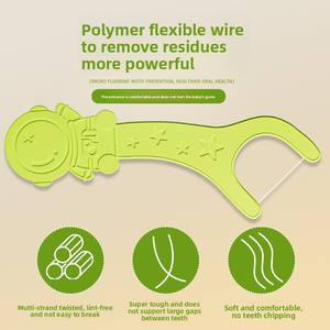 YOUNGELF filo interdentale in Nylon ultrasottile Anti-cavità raccoglie fluoro per bambini con filo interdentale - Product Image 5