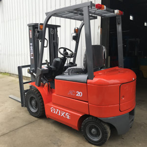 <b>Used</b> Heli Diesel Wheel Forklift AC20 AC25 2-3 Tons Counterbalance Rough Terrain for Sale in Stock Hot Sale - Product Image 5