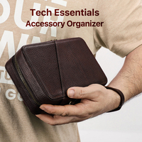 Ga158 Emballage pour accessoires, organisateur de câbles USB de voyage, sacs portables, petite pochette de charge, accessoire électronique de luxe, sac à accessoires