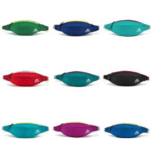 <span class=keywords><strong>Mini</strong></span> riñonera de nailon para gimnasio, bolso de cintura portátil ligero y colorido, tamaño pequeño, con logotipo personalizado - Product Image 3