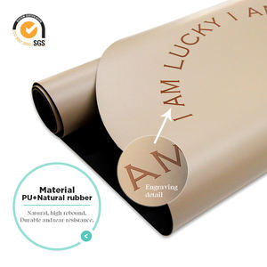 Tapete de Yoga de Caucho Natural Antideslizante con Logotipo Láser, Mini, Ecológico, Grueso, Negro, Personalizable, Arcoíris, para Hombres, Niños, Marca Miska, Ovalado - Product Image 5