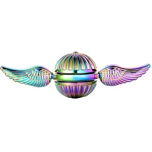 Divertido y Duradero Fidget Spinner para Niños, Juguete Antiestrés de Rotación Manual con Alas de Ángel, Spinner de Metal Cupido para Aliviar el Estrés - Product Image 5