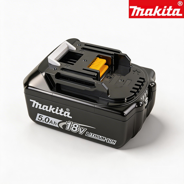 Lightweight Makita 18V 5.0Ah Lithium-Ion Battery for Makita Light-Duty Drill/Driver/Grinder High-Efficiency Rechargeable Battery