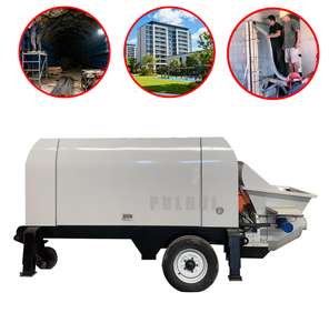 Bomba de Hormigón Eléctrica de Alta Presión, de Uso Industrial, Integrada, de Alta Capacidad de Carga y Productividad de 25m/h, Directo de Fábrica - Product Image 6