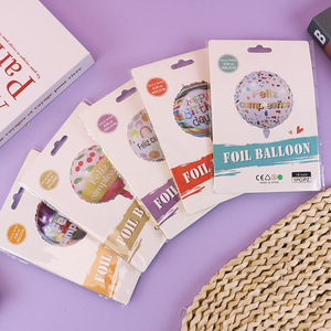 Wholesale Custom Paper Card Feliz Cumpleaos Party Happy Birthday Foil Balloons for Valentine's Day and Christmas Occasions