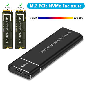 Yeni Alüminyum M.2 NVMe SSD Harici Taşınabilir Adaptör USB <span class=keywords><strong>3.2</strong></span> Tip C PCIe SATA Çift Protokollü Katı Hal Sürücüsü Kutusu - Product Image 5