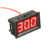 0.56 Inci 3 Digit 2 Kawat AC30-500V Layar LED Meter Digital Voltmeter Indikator Tes Monitor Detektor AC110V AC220V