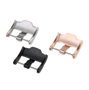 Cierre de reloj de metal negro oro rosa 18mm 20mm 22mm 24mm hebilla de reloj de acero inoxidable para correa Audemars Piguet - Product Image 5