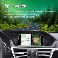 Pantalla de Radio para Automóvil Android de 7 Pulgadas para Mercedes Clase E W212, Montaje en el Tablero con Cámara Trasera, CarPlay, Pantalla Táctil IPS, GPS, WiFi, Multimedia