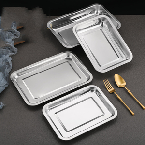 Bandeja de Acero Inoxidable de Alta Calidad, Bandeja para Hornear Profunda de 5 <span class=keywords><strong>cm</strong></span>, Bandeja para Servir Comida en Restaurantes, Bufés y Catering - Product Image 4