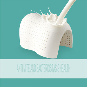 Coussin en latex à semelle compensée, design 100% <span class=keywords><strong>naturel</strong></span>, <span class=keywords><strong>anti</strong></span>-poussière et <span class=keywords><strong>anti</strong></span>-acariens - Product Image 5