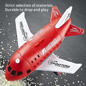 Juguetes de Modelos de Aviones y Autos para Niños, Modelo Inercial de Simulación, Juguetes Multifuncionales, 3 Autos Aleatorios, 1 Helicóptero, 6 Señales de Tráfico - Product Image 4