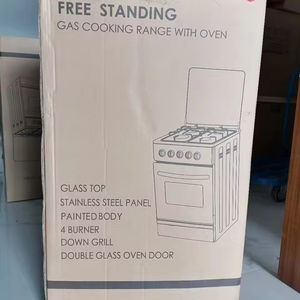 Estufa de gas de 4 quemadores con horno de gas, 50 cm de ancho, cocina vertical integrada para uso doméstico y exportación. - Product Image 4